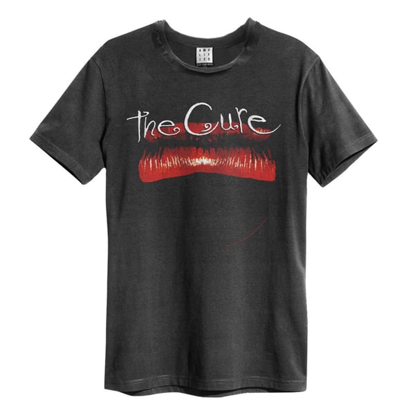 Amplified Unisex T-shirt med læberne The Cure til voksne