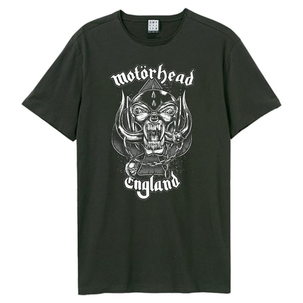 Amplified Unisex Adult England Pt2 Motorhead T-Shirt