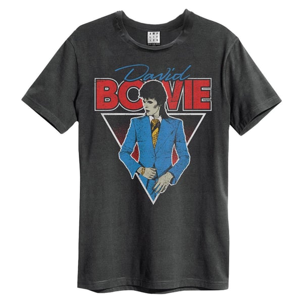 Amplified Unisex Adult Bootleg David Bowie T-Shirt