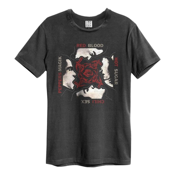 Amplified Unisex Adult Blood Sugar Sex Magik Red Hot Chili Peppers T-Shirt
