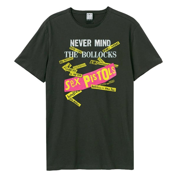 Amplified Unisex Aikuisten Never Mind The Bollocks Sex Pistols T-paita