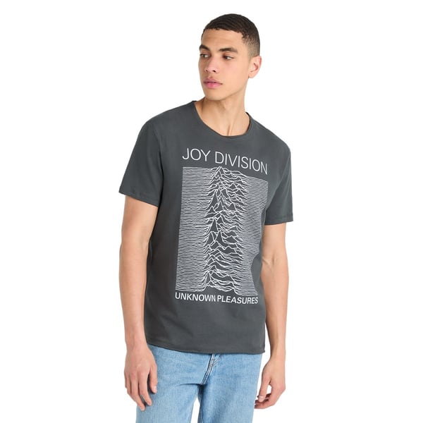 Amplified Unisex Adult Unknown Pleasures Joy Division T-Shirt