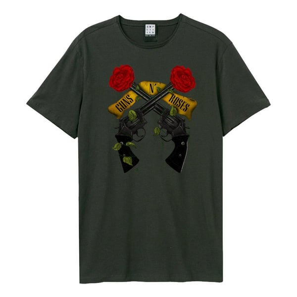 Amplified Unisex Adult Shooting Guns N Roses T-Shirt