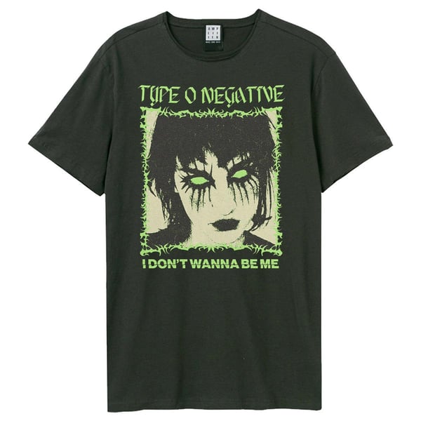 Amplified Unisex Adult I Don´t Wanna Be Me Type O Negative T-Shirt