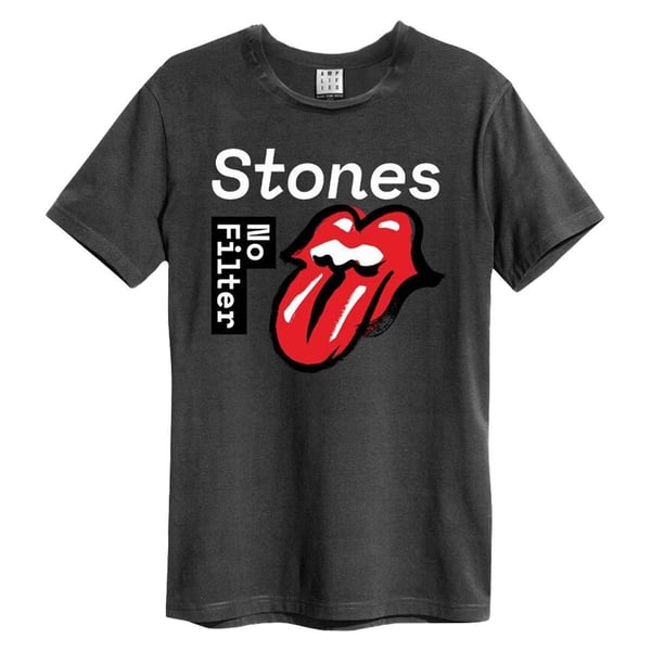 Amplified Unisex Adult No Filter The Rolling Stones T-Shirt