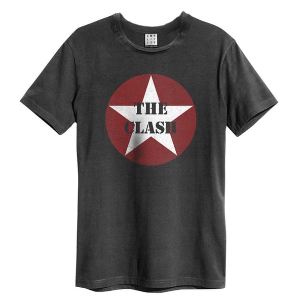 Amplified Unisex Adult The Clash Logo T-Shirt Amplified Unisex Adult The Clash Logo T-Shirt