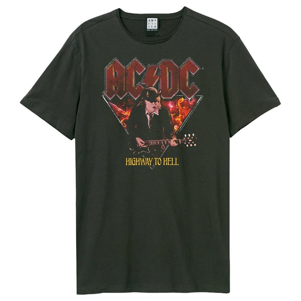 Amplified Unisex voksen Highway To Hell AC/DC T-shirt
