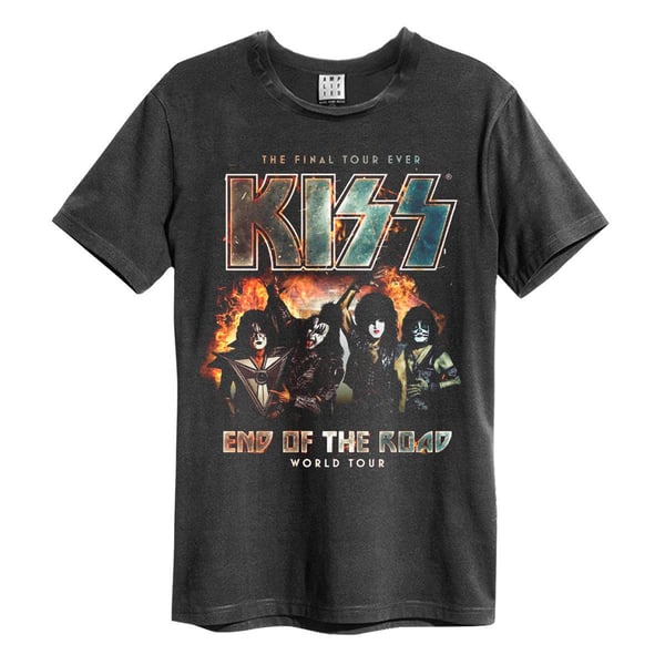 Amplified Unisex Adult End Of The Road Kiss T-Shirt