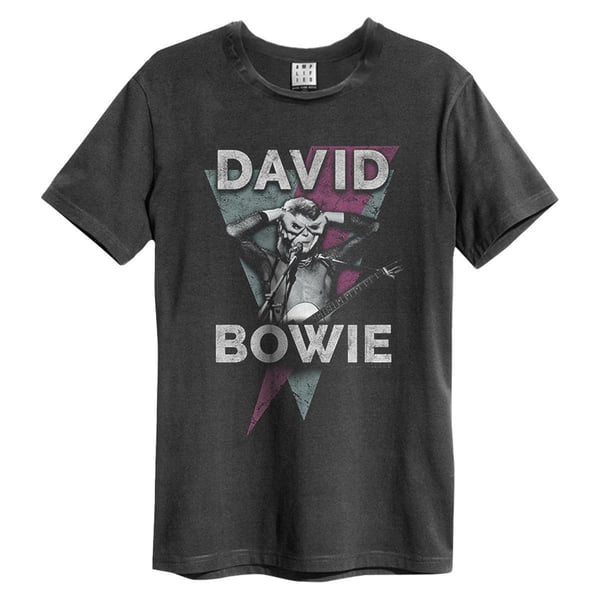 Amplified Unisex Adult Look Into My Eyes David Bowie T-Shirt