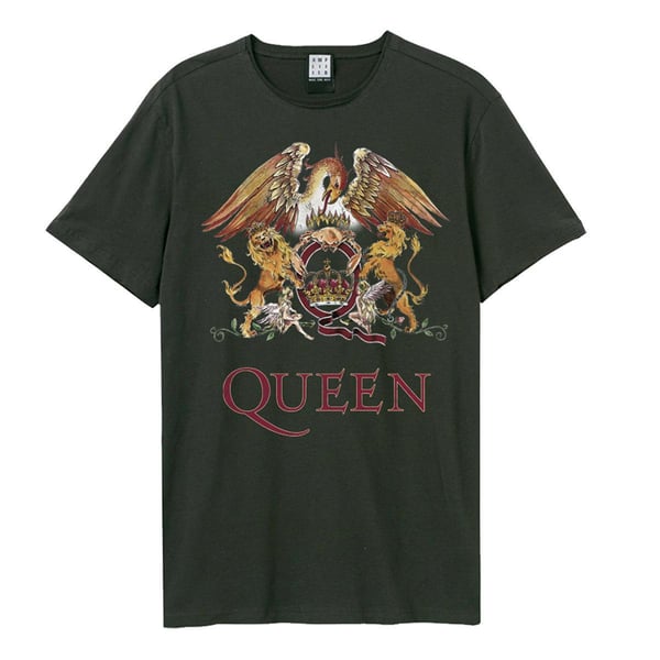 Amplified Unisex Adult Royal Crest Queen T-Shirt
