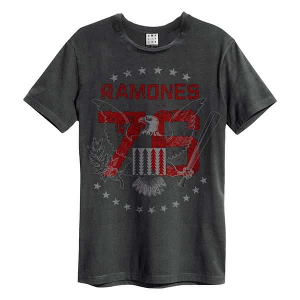 Amplified Unisex Adult 1976 Ramones T-Shirt