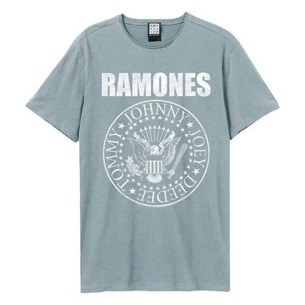 Amplified Unisex Adult Ramones Logo T-Shirt