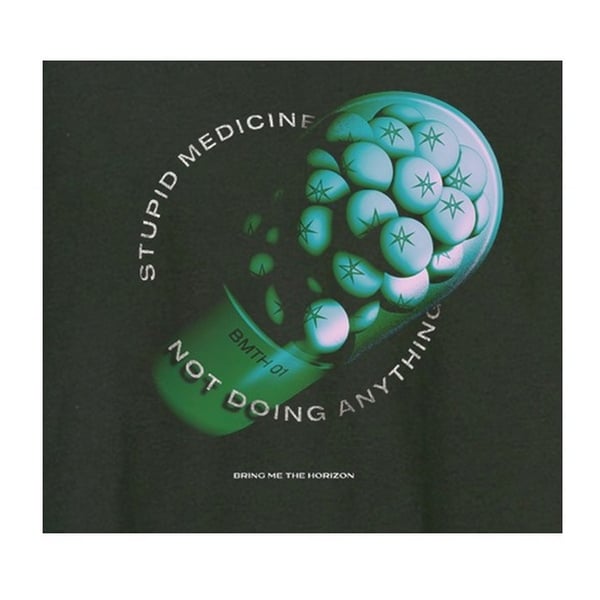 Amplified Unisex Adult Stupid Medicine Bring Me The Horizon T-Shirt