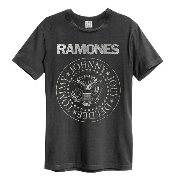 Amplified Unisex Adult Classic Seal Ramones T-Shirt