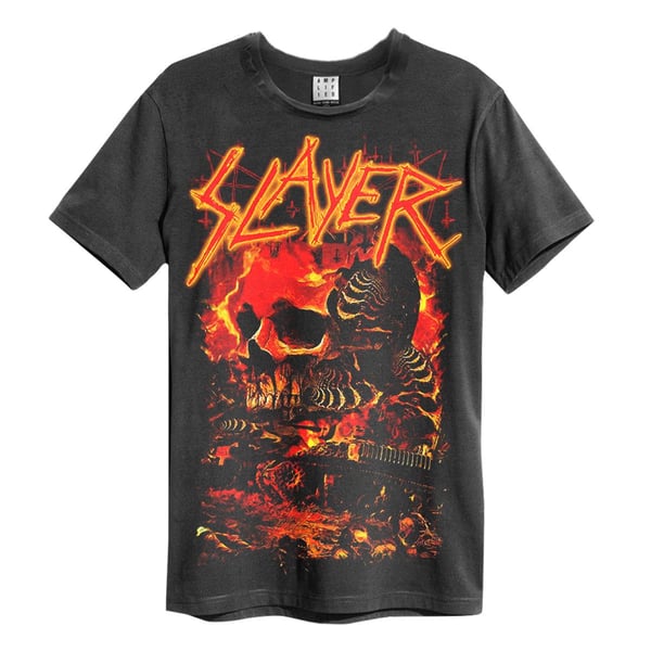 Amplified Unisex Vuxen War Skull Slayer T-shirt