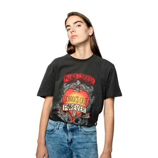 Amplified Unisex Adult School´s Out Alice Cooper T-Shirt