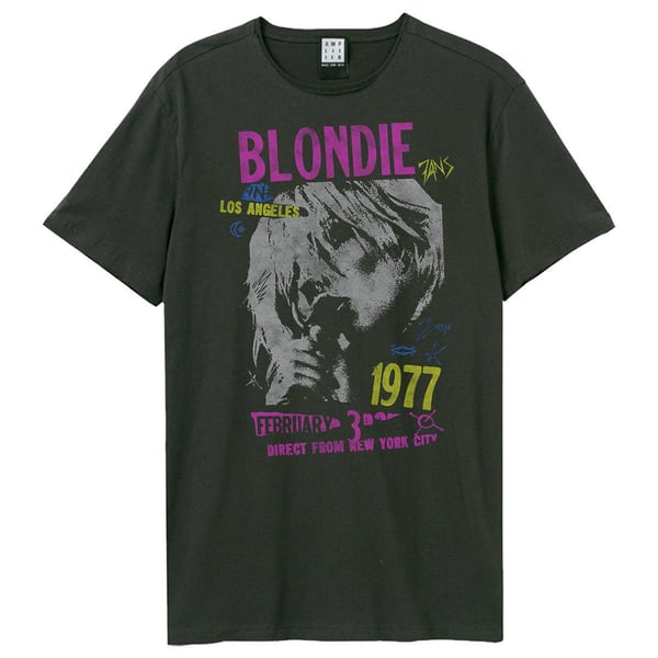 Amplified Unisex Adult Tour 77 Blondie T-Shirt