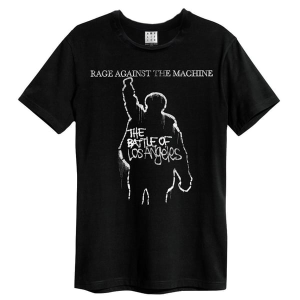 Amplified Unisex Adult Battle Of LA Rage Against The Machine T-Shirt