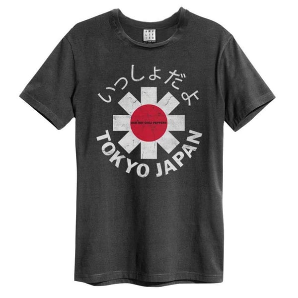 Amplified Unisex Aikuisten Tokyo Japan Red Hot Chili Peppers T-paita