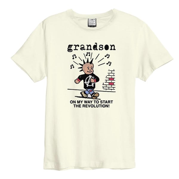 Amplified Unisex Adult On My Way Grandson T-Shirt