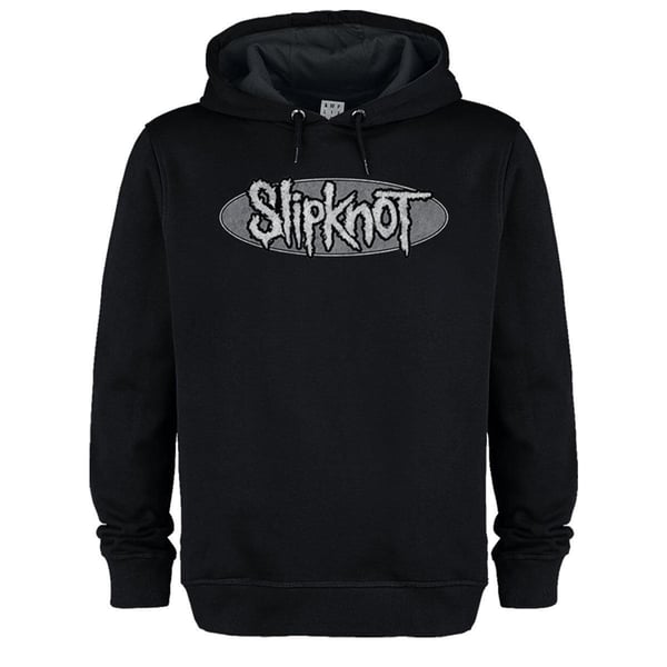 Amplified Unisex Aikuisten Soikea Logo Slipknot Kiristysnyörillinen Huppari