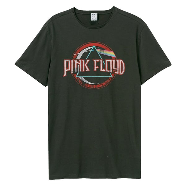 Amplified Unisex Adult On The Run Pink Floyd Crew Neck T-Shirt
