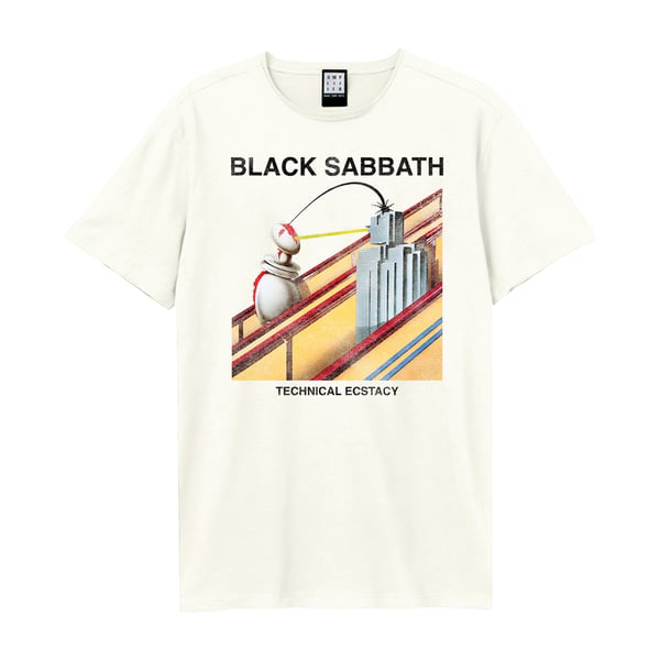 Amplified Unisex Vuxen Technical Ecstacy Black Sabbath Vintage T-shirt