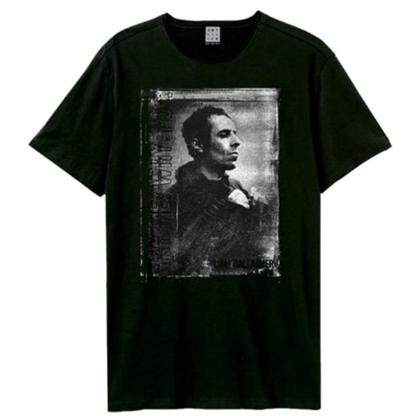 Amplified Unisex Aikuisten Why Me Portrait Liam Gallagher Vintage T-paita