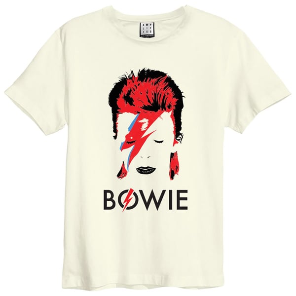 Amplified Unisex Aikuisten Aladdin Sane David Bowie Vintage T-paita
