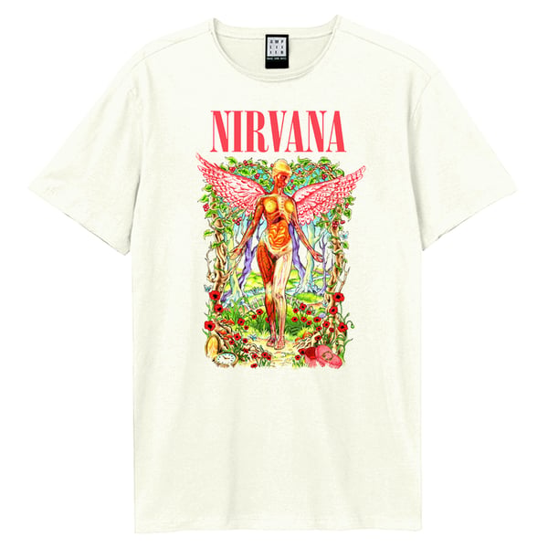 Amplified Unisex Vuxen In Utero Wilderness Nirvana T-shirt