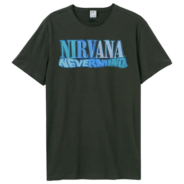 Amplified Unisex Aikuisten Crayon Nevermind Nirvana T-paita