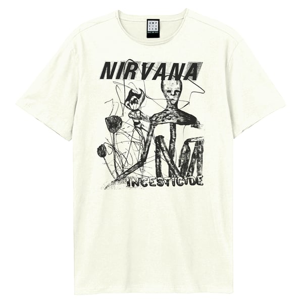 Amplified Unisex Vuxen Fotokopia Incesticide Nirvana T-shirt