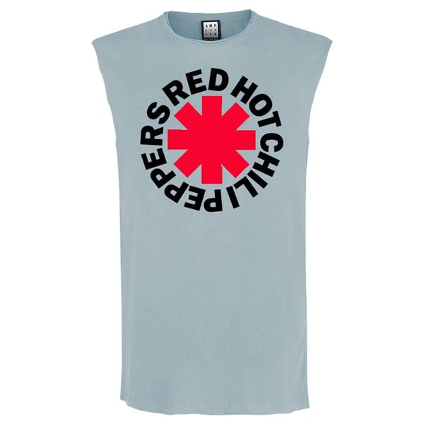 Amplified Unisex Adult Classic Asterix Red Hot Chili Peppers Tank Top