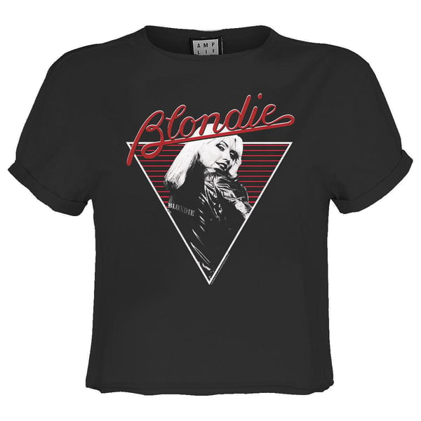 Amplified Womens/Ladies 74 Blondie Crop T-Shirt