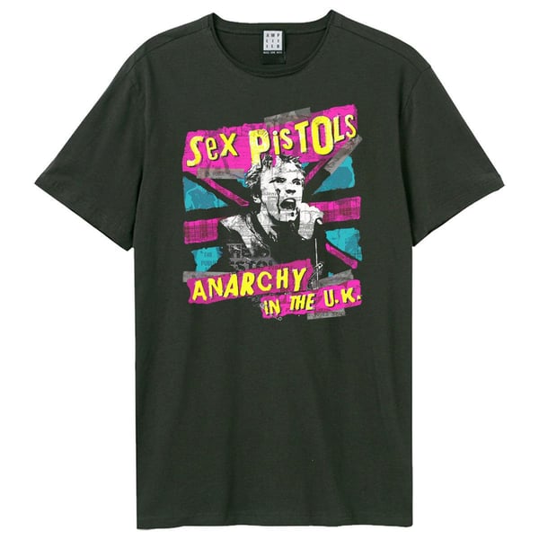 Amplified Unisex Adult Anarchy In The Uk Sex Pistols T-Shirt