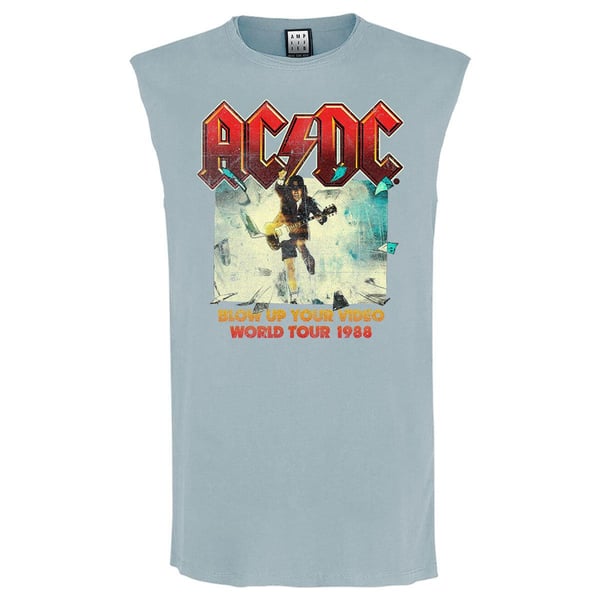 Amplified Mens Blow Up Your Video AC/DC Sleeveless Tank Top