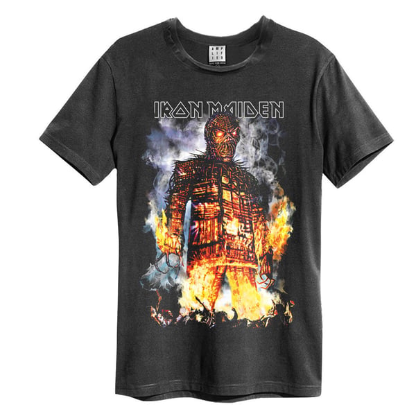 Amplified Unisex Adult The Wicker Man Iron Maiden T-Shirt