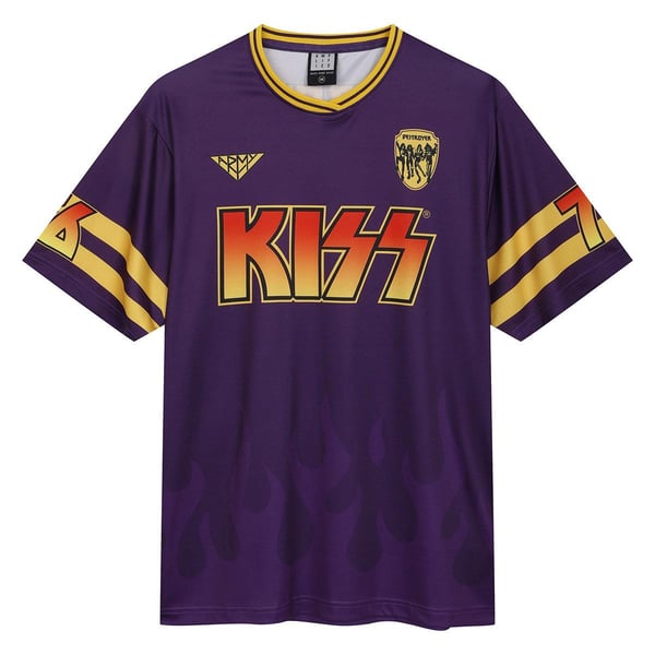 Amplified Unisex Adult Destroyer Rock FC Kiss T-Shirt