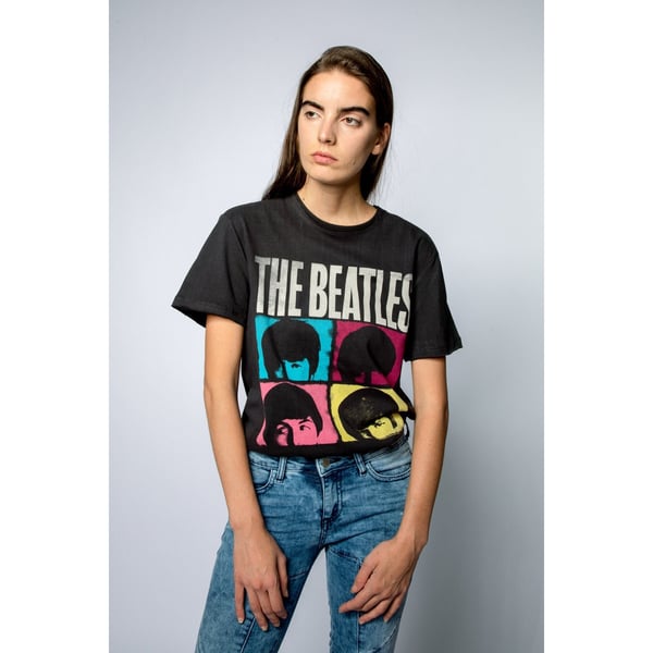 Amplified Unisex T-shirt til voksne med Hard Days Night The Beatles