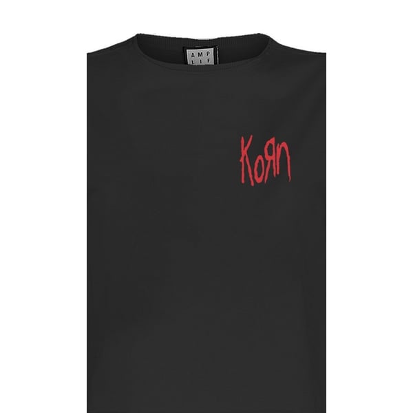 Amplified Naisten Lineart Issues Korn Crop T-paita