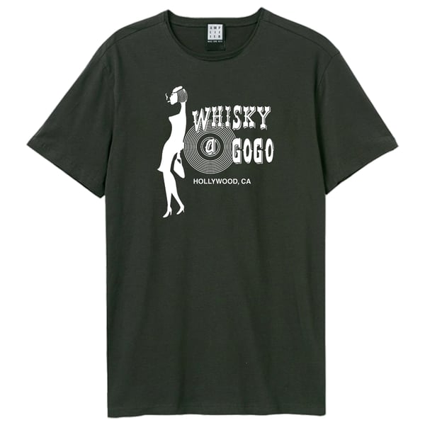 Amplified Unisex Aikuisten Smokin´ Whisky A Go Go T-paita