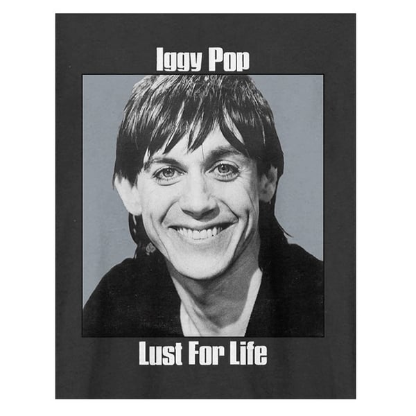 Amplified Unisex Adult Lust For Life Iggy Pop T-Shirt