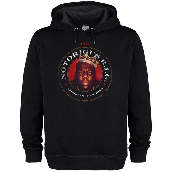 Amplified Unisex Adult Biggie Crest Notorious Big Hoodie