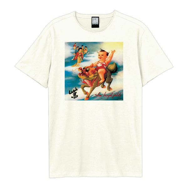 Amplified Unisex Adult Purple Album Cover Stone Temple Pilots T-Shirt