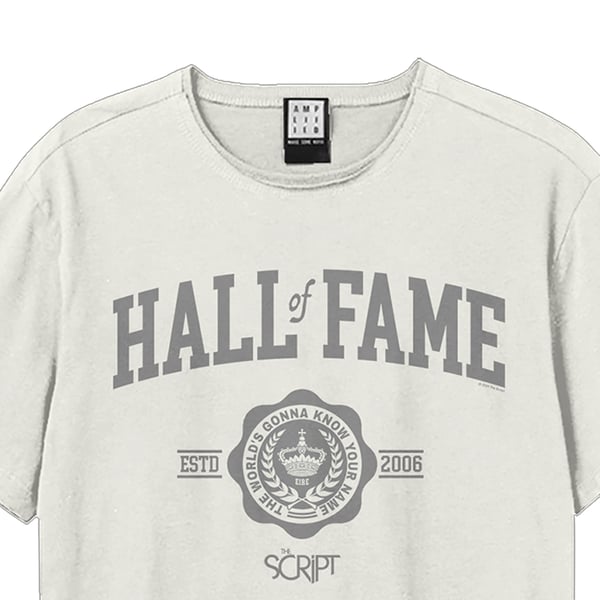 Amplified Unisex Aikuisten Hall Of Fame The Script T-paita