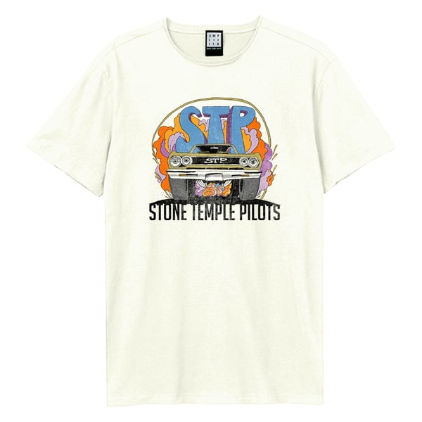 Amplified Unisex Adult Vintage Muscle Car Stone Temple Pilots T-Shirt