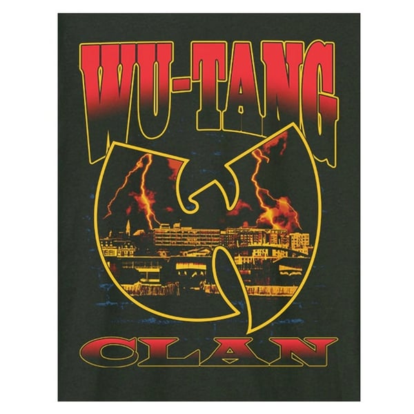 Amplified Unisex Adult Bootleg Red Storm Wu-Tang Clan T-Shirt