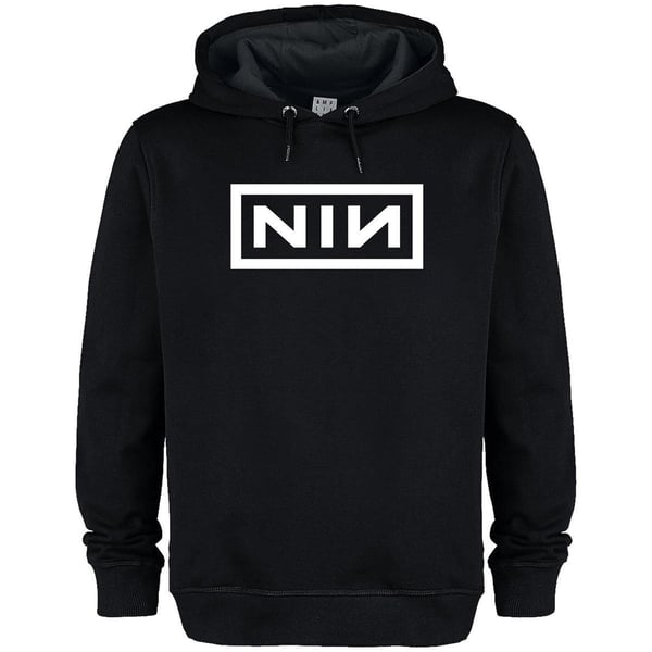 Amplified Unisex Adult NIN Logo Hoodie