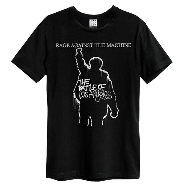 Amplified Unisex Adult Battle Of LA Rage Against the Machine T-Shirt