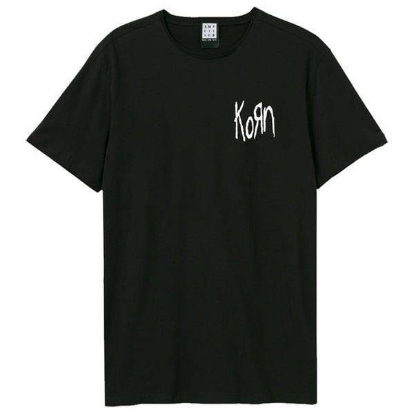 Amplified Unisex Vuxen Lineart Issues Korn T-shirt